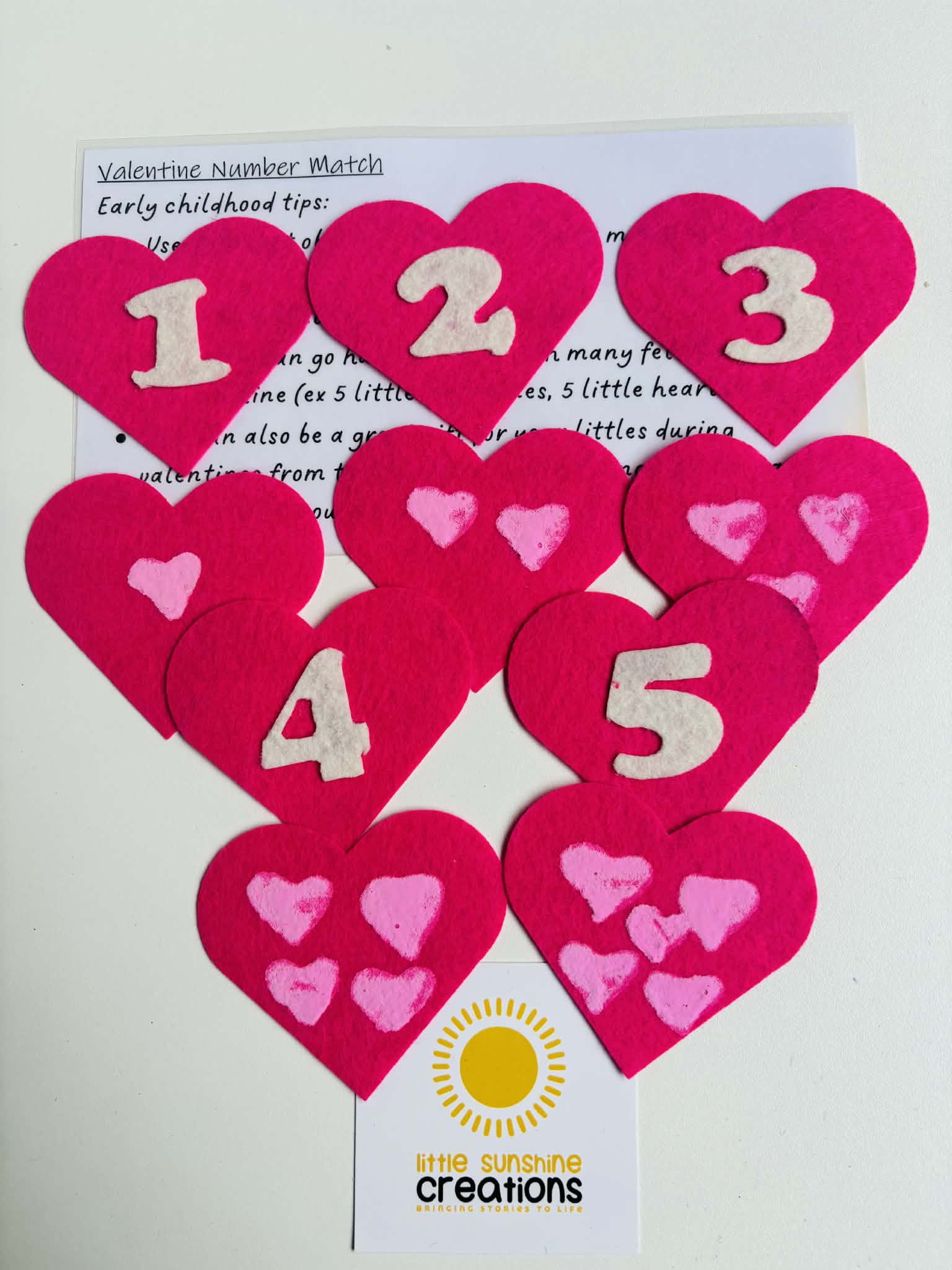 Valentine Number Match